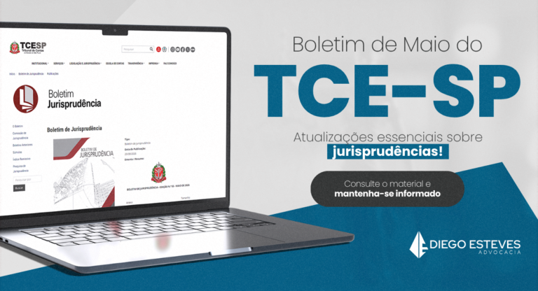Boletim de Jurisprudência do TCE-SP - Edição nº 55, referente a maio de 2026